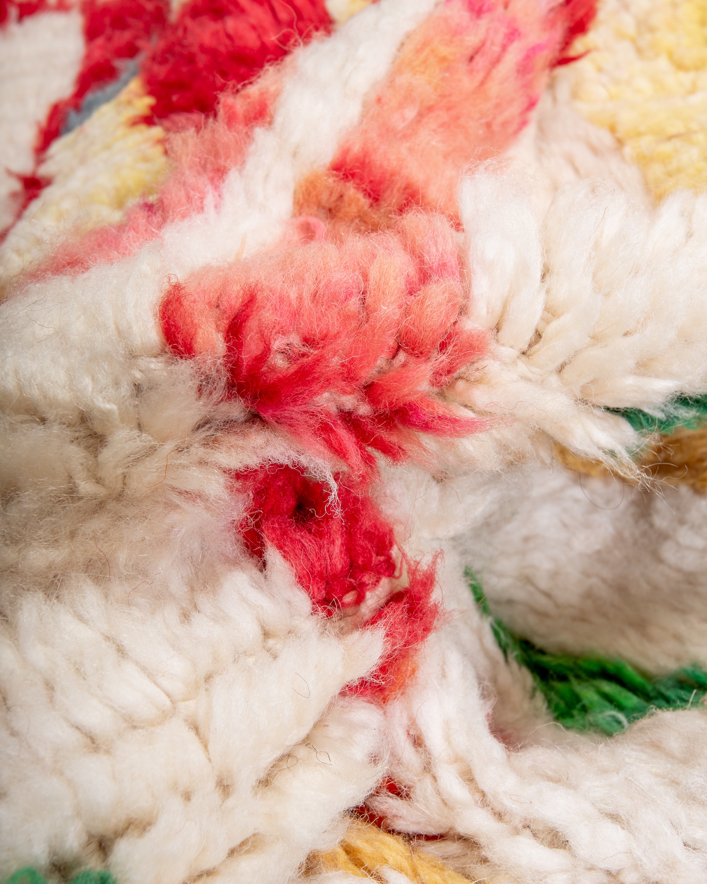 Modern designer handcrafted Berber rug from morocco Boujad with beautiful colors and patterns