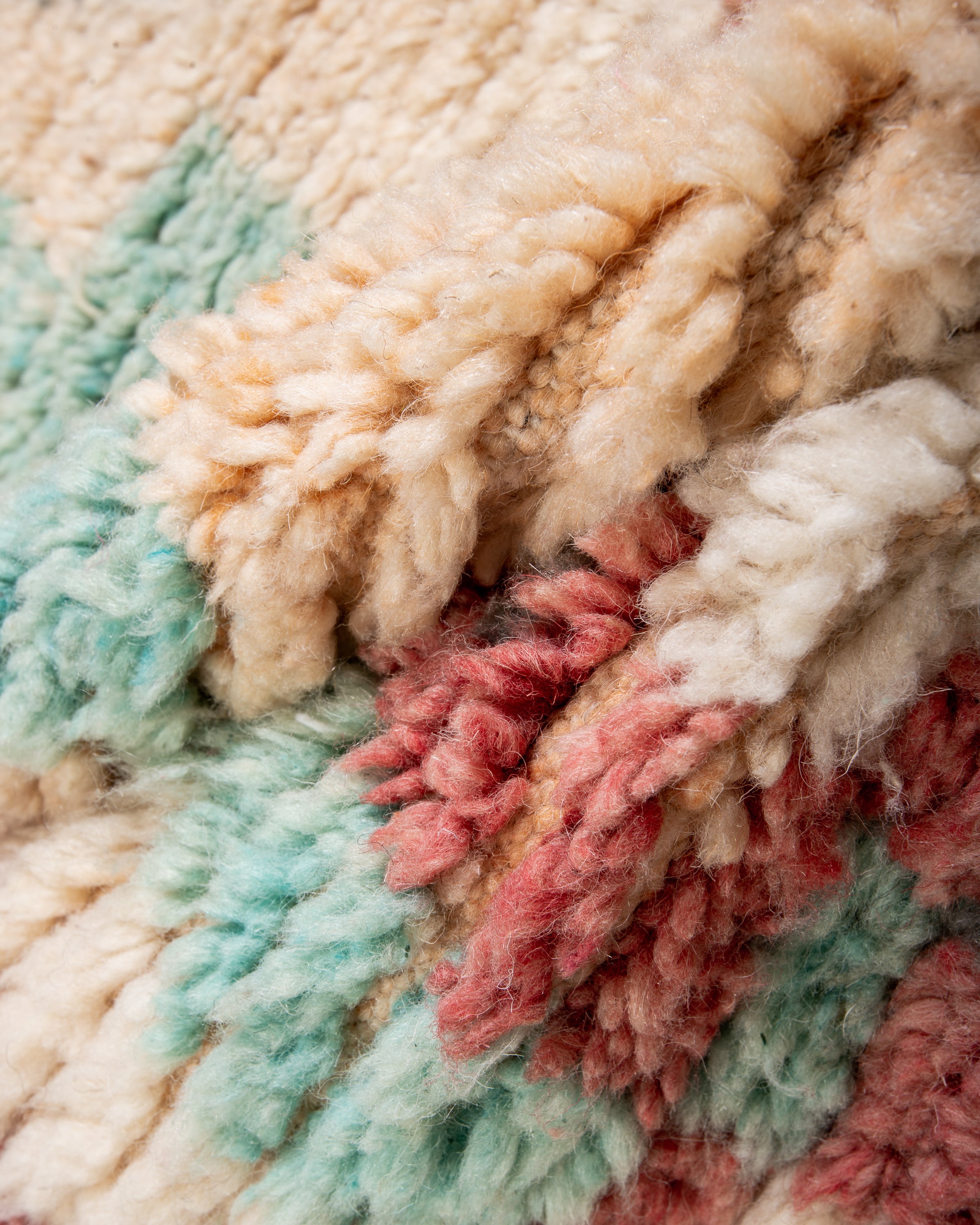 Modern designer handcrafted Berber rug from morocco Boujad with beautiful colors and patterns