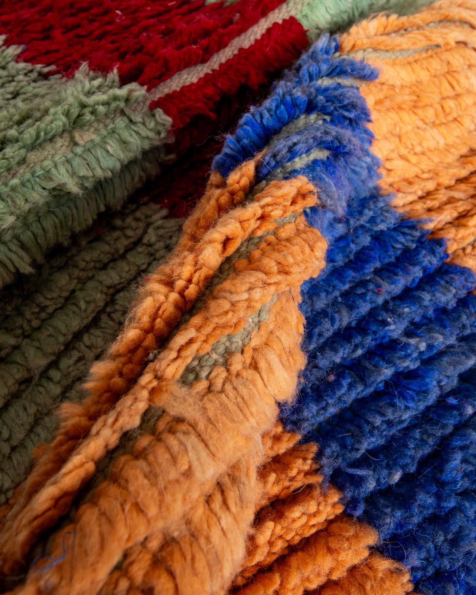 Modern designer handcrafted Berber rug from morocco Boujad with beautiful colors and patterns