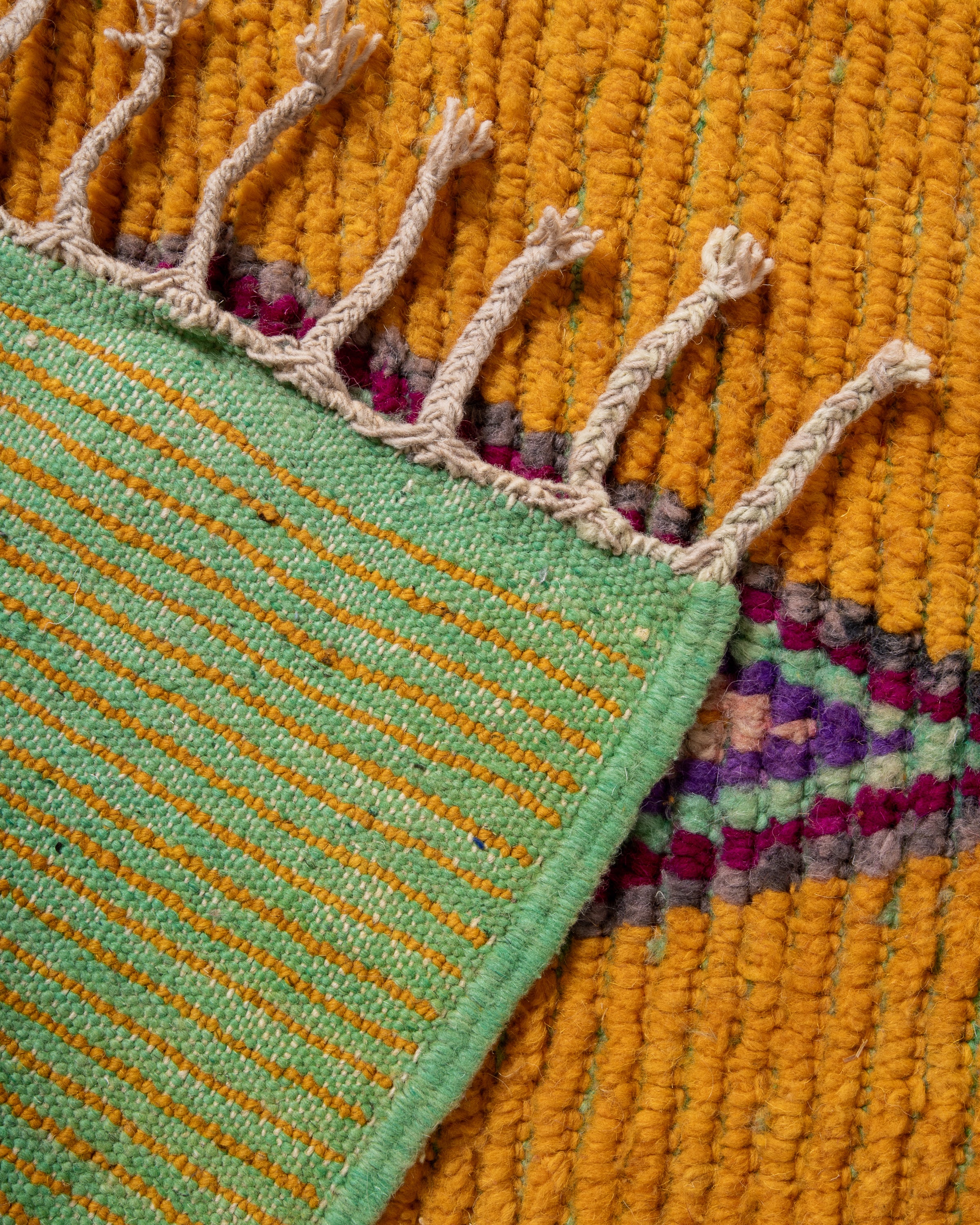 Modern designer handcrafted Berber rug from morocco Boujad with beautiful colors and patterns